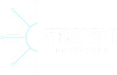 WebSpark Innovations Official Logo Whitescale